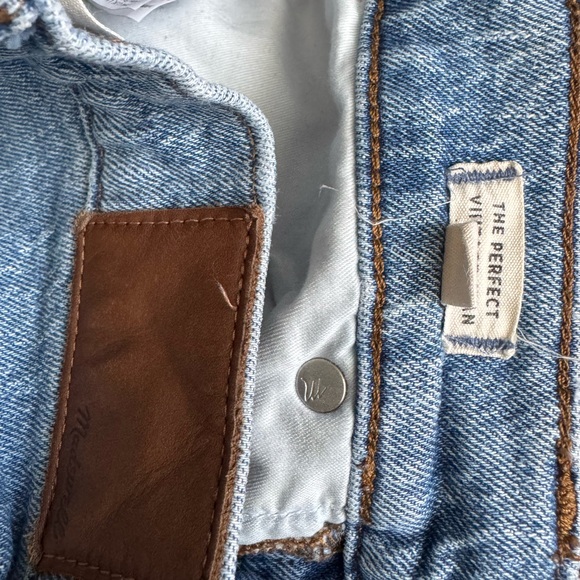 Madewell Blue Straight Leg Jeans - Picture 3 of 4